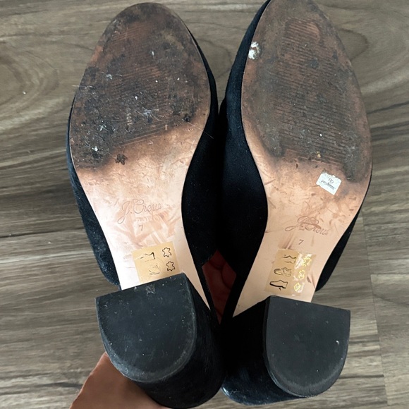J. Crew Black Suede Mules - Picture 4 of 6